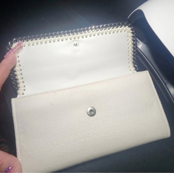 🍁🍂NWT Stella McCartney Falabella Flap Continental Wallet on a chain - Picture 5 of 9